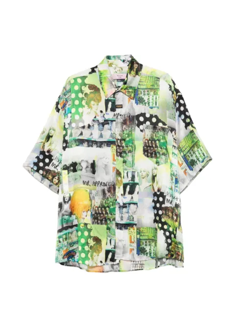 Martine Rose Camisa boxy com transpasse