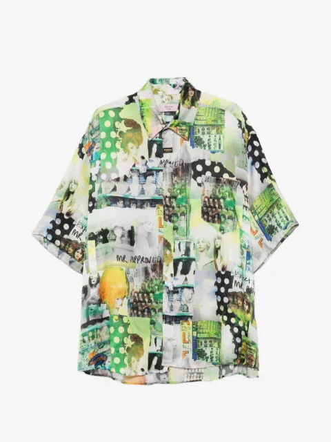 Martine Rose boxy wrap shirt