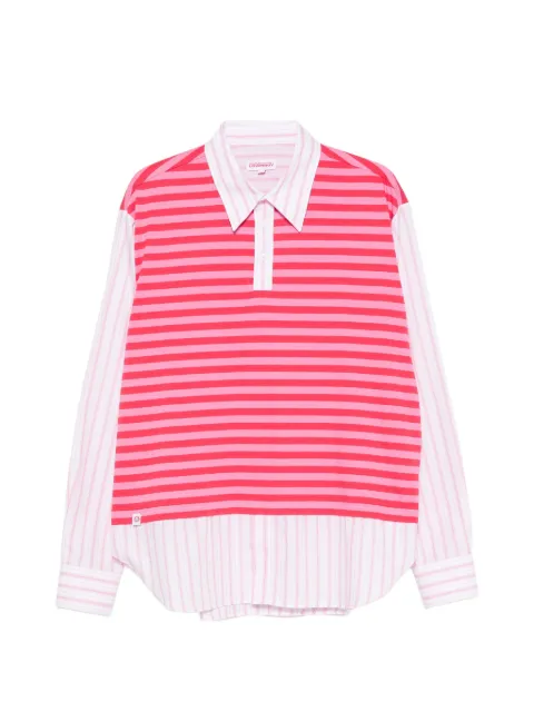 Charles Jeffrey Loverboy Merge striped polo shirt 