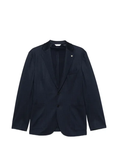Manuel Ritz pinstripe single-breasted suit
