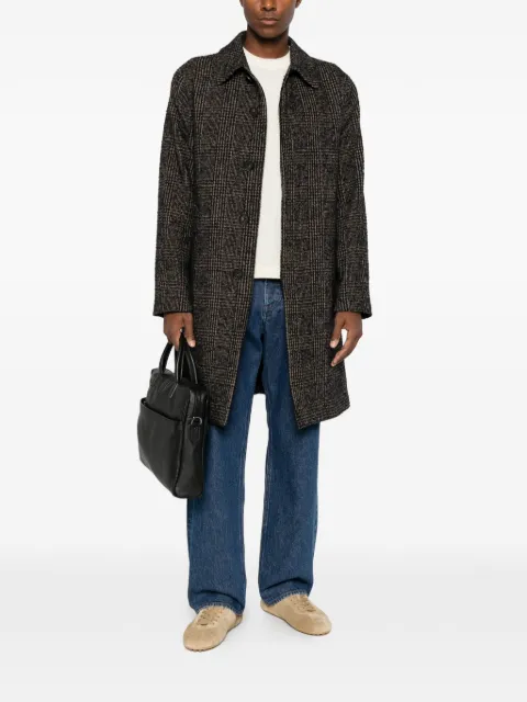 Manuel Ritz Prince of Wales bouclé coat