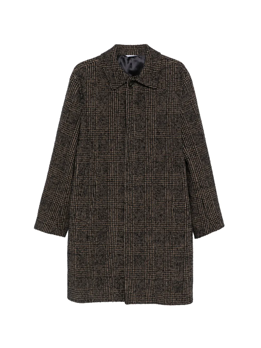 Manuel Ritz Prince of Wales bouclé coat - Bleu Manuel Ritz Prince of Wales bouclé coat - Bleu