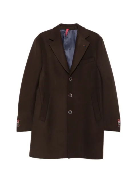 Manuel Ritz slim-fit notched-lapel coat