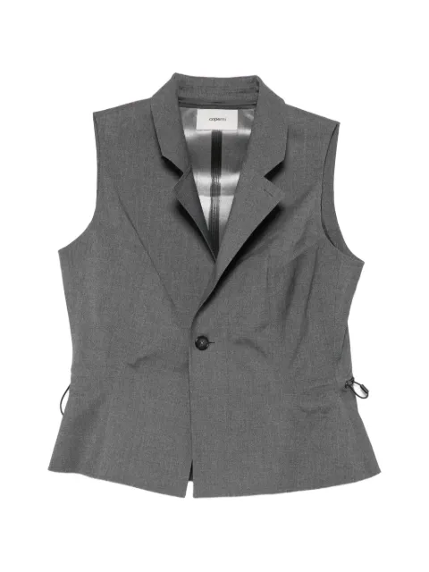 Coperni drawstring-waist buttoned gilet