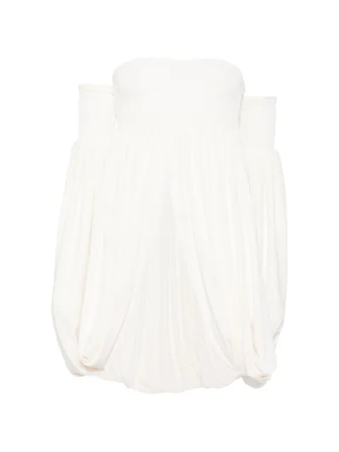 Coperni smocked off-shoulder top