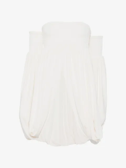 Coperni smocked off-shoulder top