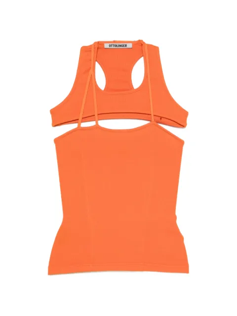 Ottolinger cut-out ribbed tank top