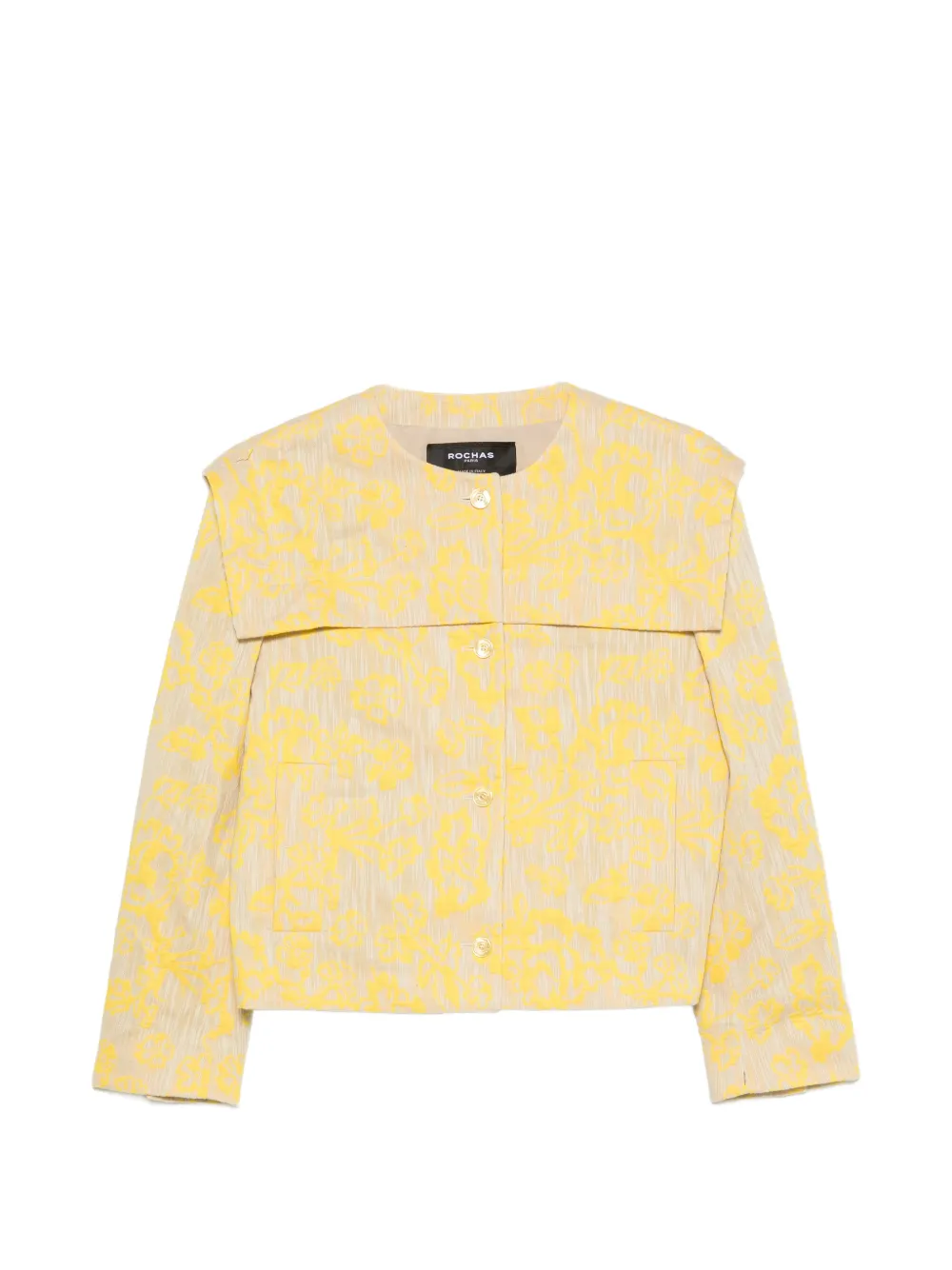 Rochas フローラル クロップドジャケット | ニュートラル | Image 1