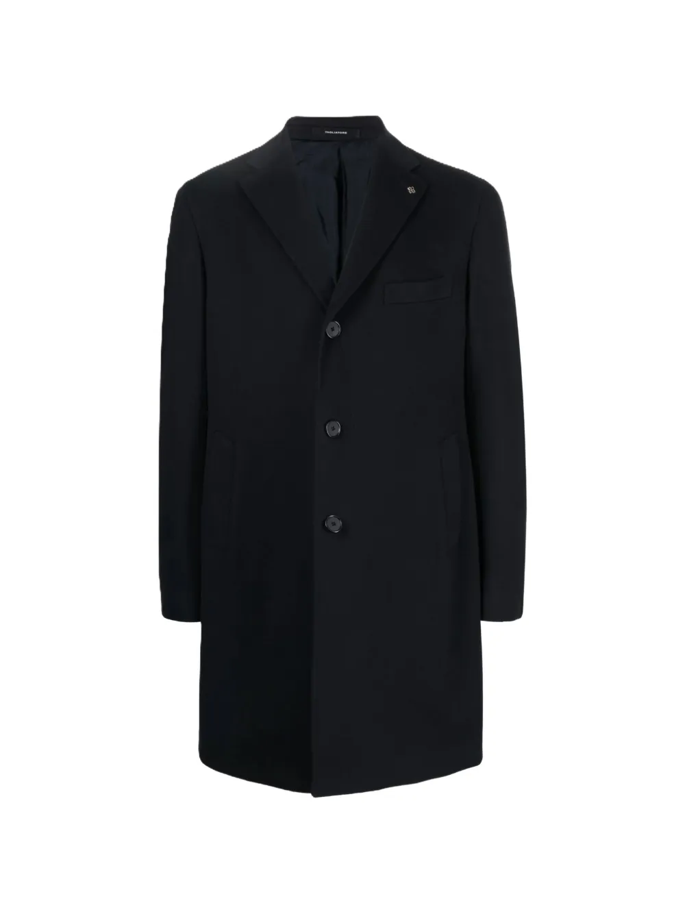 Tagliatore single-breasted notched-lapel coat - Blu
