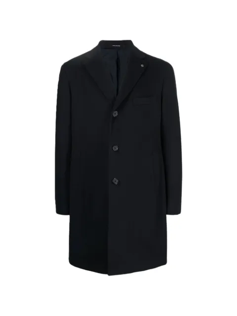 Tagliatore single-breasted notched-lapel coat