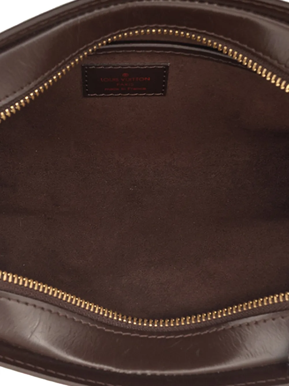 Louis Vuitton Pre-owned 2010 Damier Ebene Saint Louis Pochette Clutch Bag in Brown, view 5