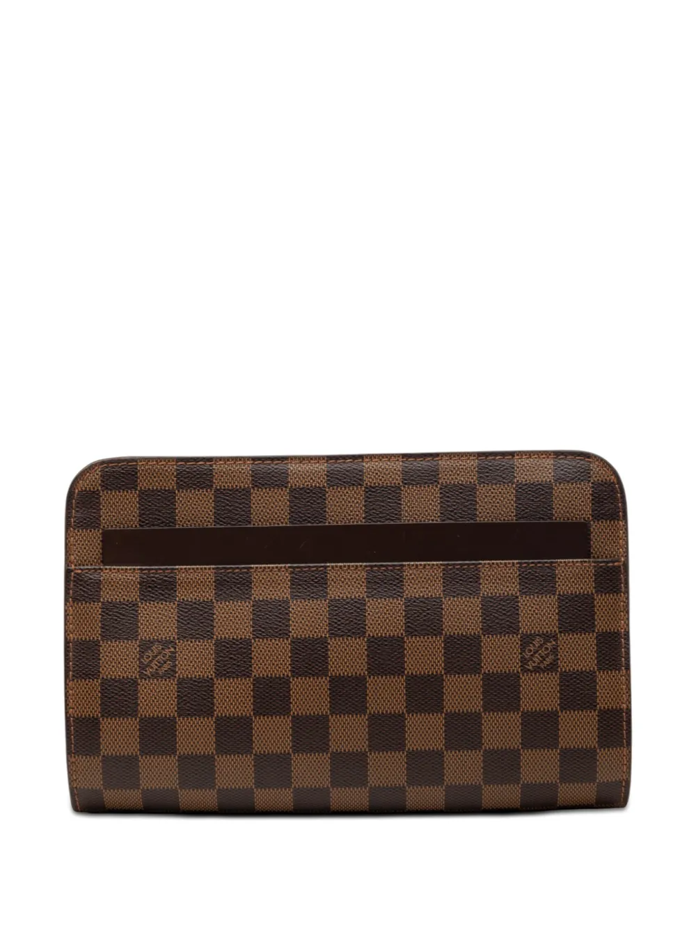 Louis Vuitton Pre-Owned 2010 Damier Ebene Saint Louis Pochette clutch bag - Marrone