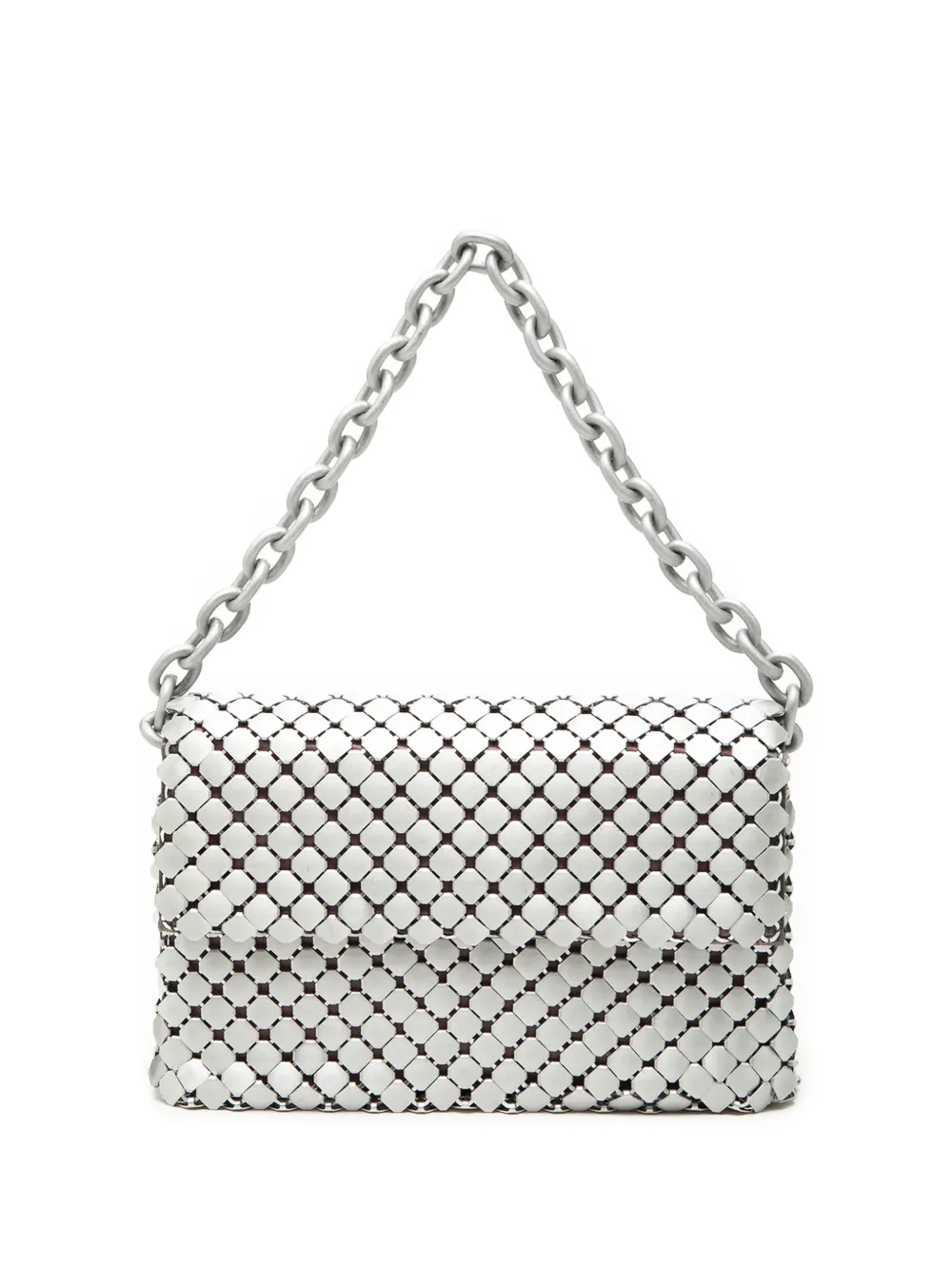 Bottega Veneta Pre-Owned 20th Century Mini Metal Intrecciato handbag - Argento