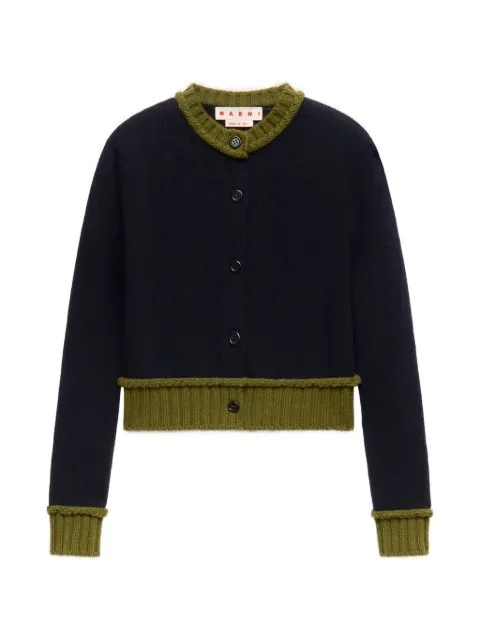 Marni ribbed-trim cardigan