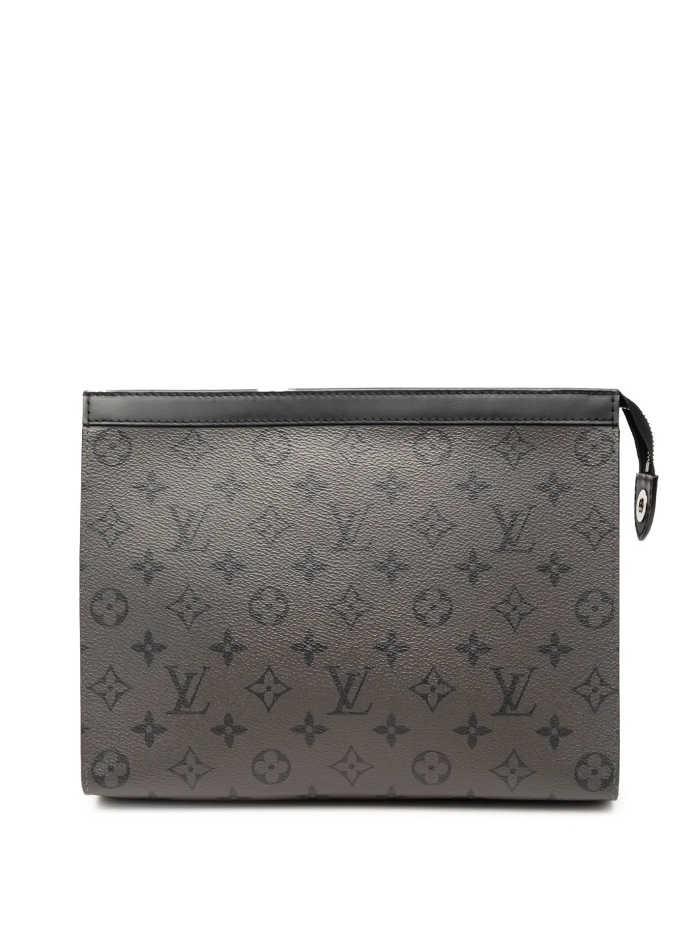 Louis Vuitton Pre-Owned 2020 Monogram Eclipse Reverse Pochette Voyage MM clutch bag - Grey
