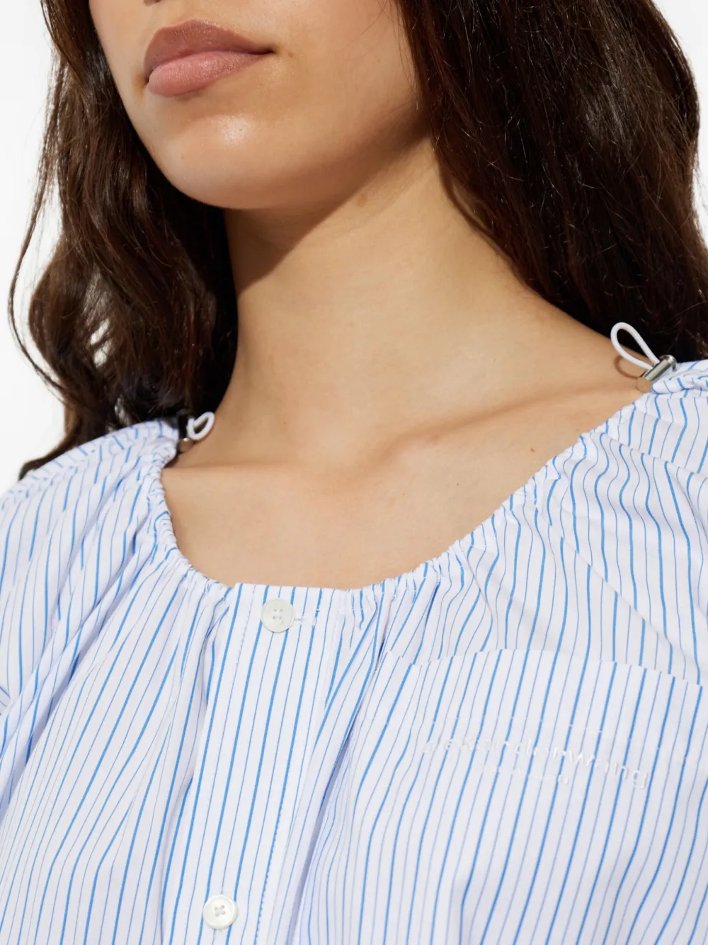 Alexander Wang Gestreept shirt Wit