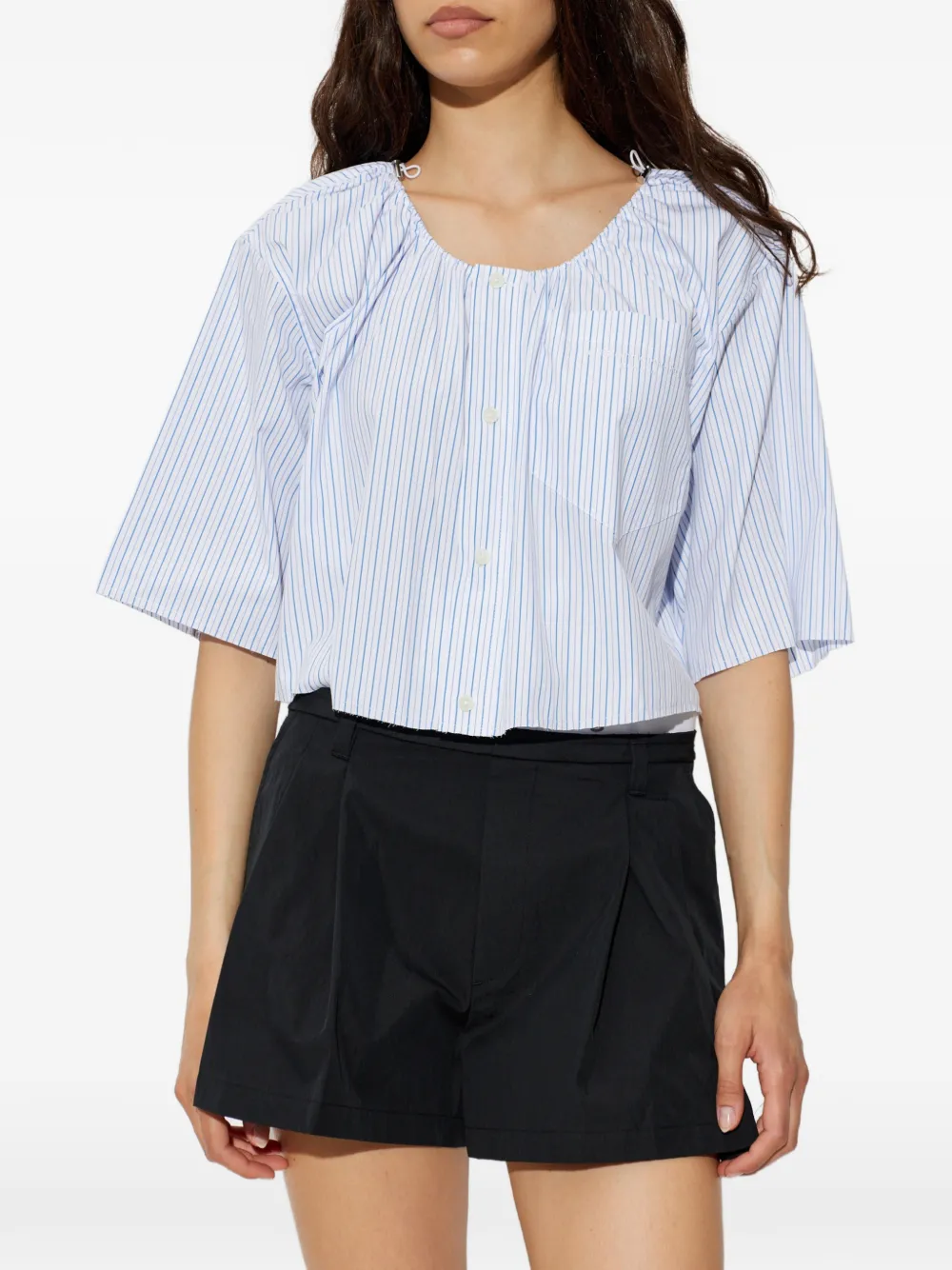 Alexander Wang Gestreept shirt Wit