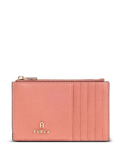 Furla Camelia leather card holder
