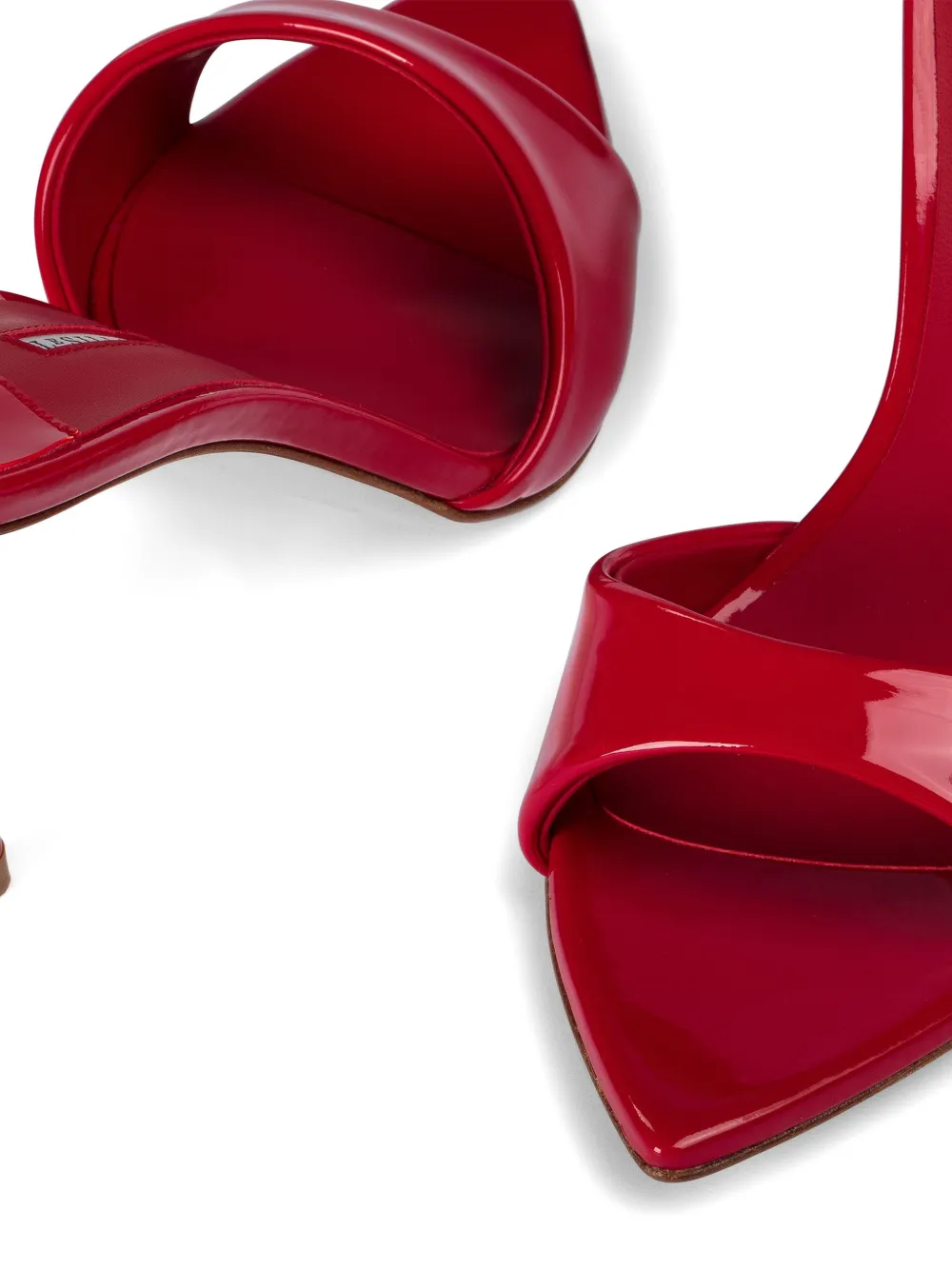 Le Silla 80 mm Bella sandalen met hak Rood