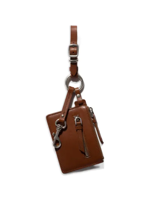 Miu Miu leather keyring charm