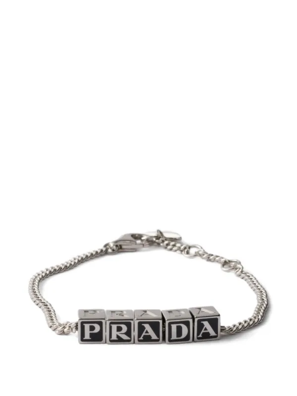 Prada メタル ブレスレット | シルバートーン | FARFETCH JP