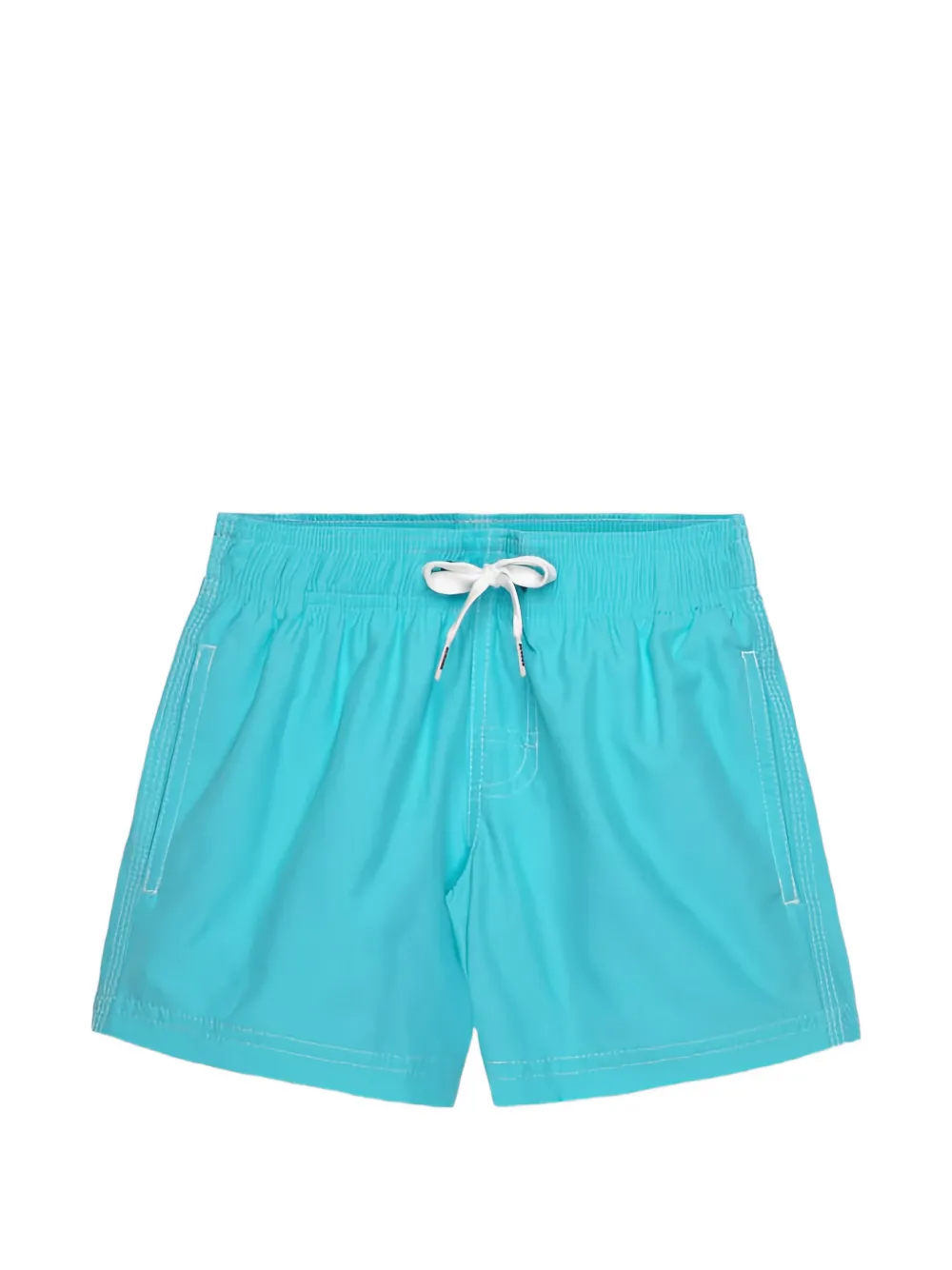 Sundek drawstring striped swim shorts - Blu