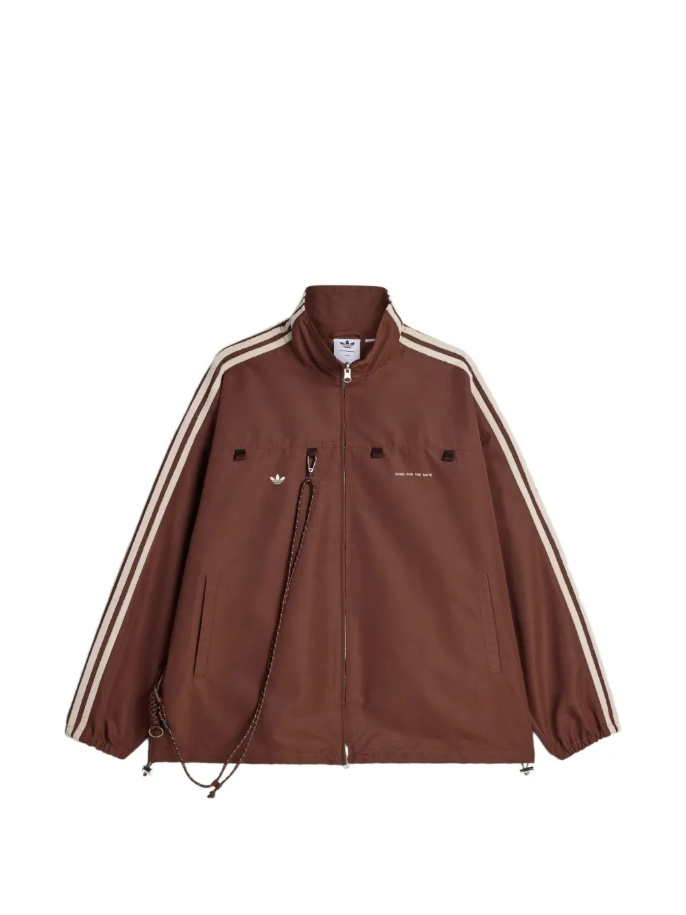 adidas x Song for The Mute 007 side-stripe check-pocket jacket - Marrone