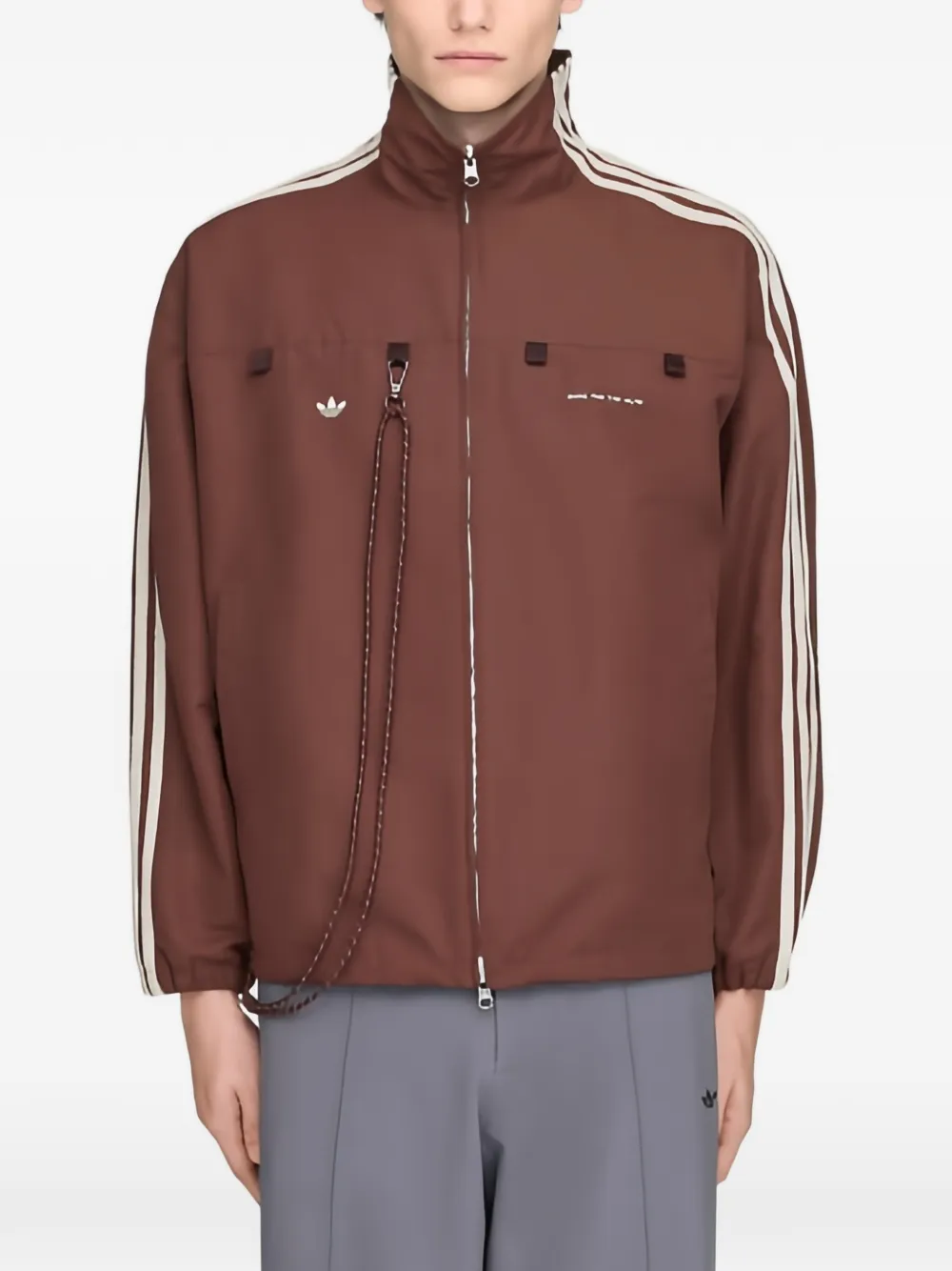 Adidas x Song for the Mute honkbalpet met geborduurd logo Bruin