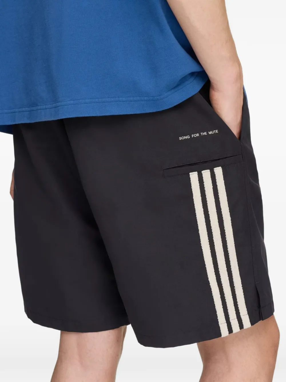 adidas x Song for the Mute 007 shorts met drie strepen Zwart