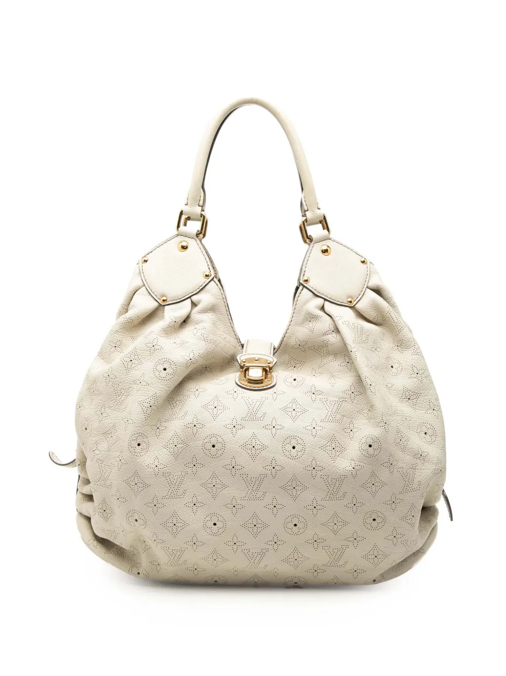 Louis Vuitton Pre-Owned 2007 Monogram Mahina XL hobo bag - Bianco