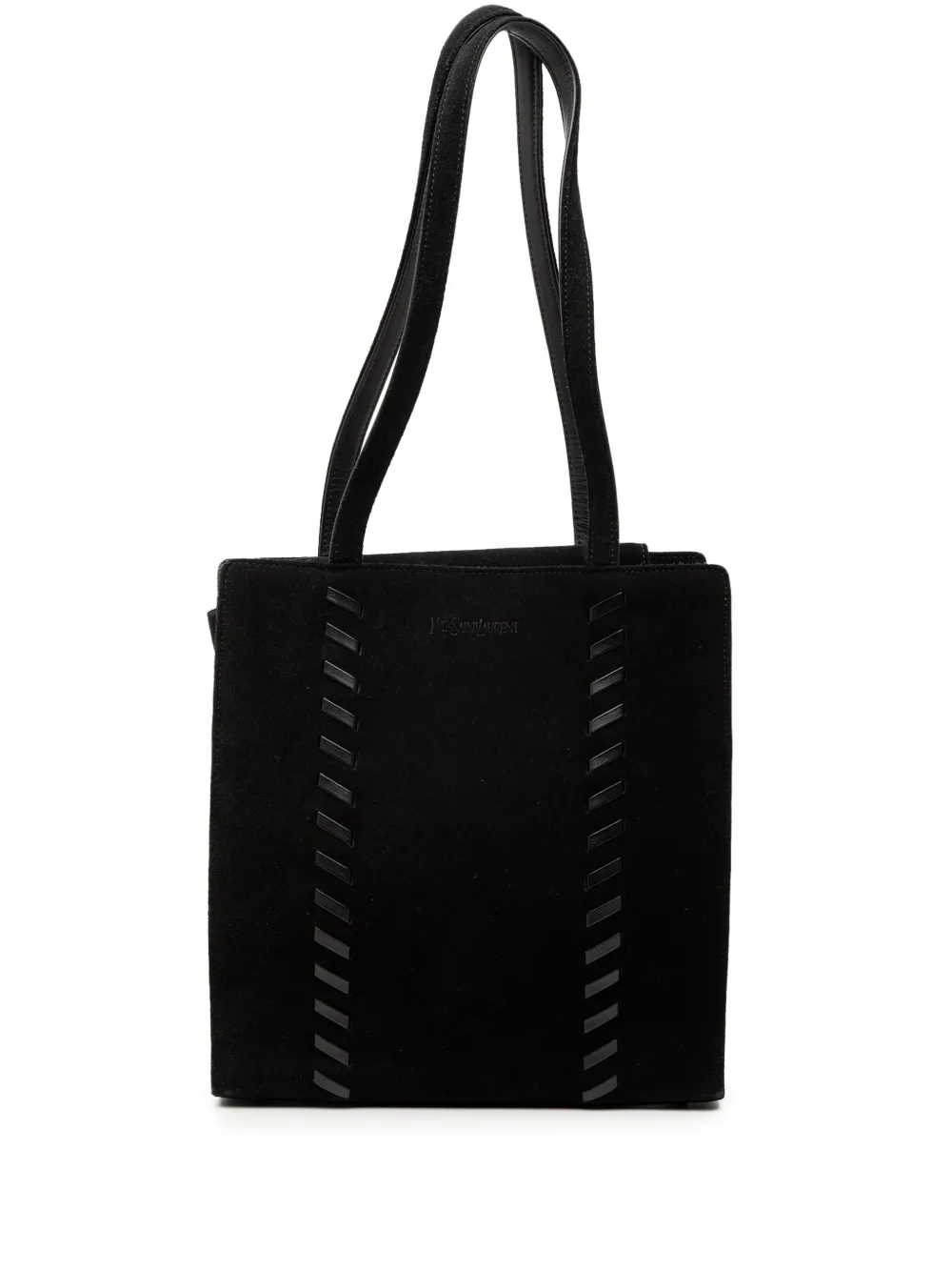 Saint Laurent Pre-Owned 20th Century Suede Stitch tote bag - Black