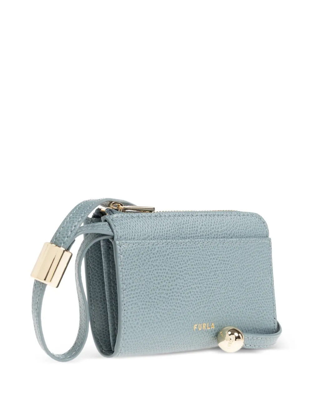 Furla Laura medium portemonnee met logo-reliëf Blauw