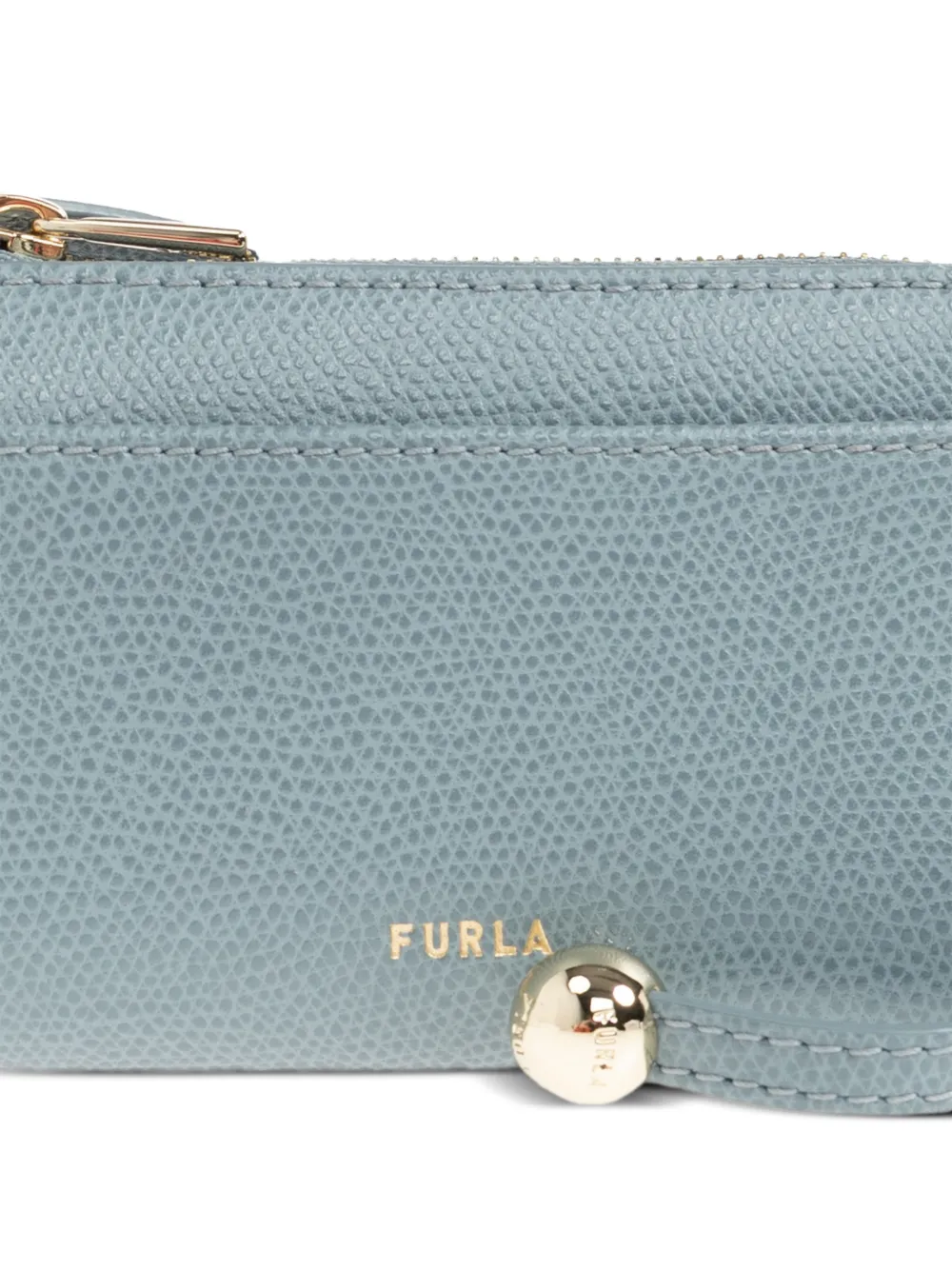 Furla Laura medium portemonnee met logo-reliëf Blauw