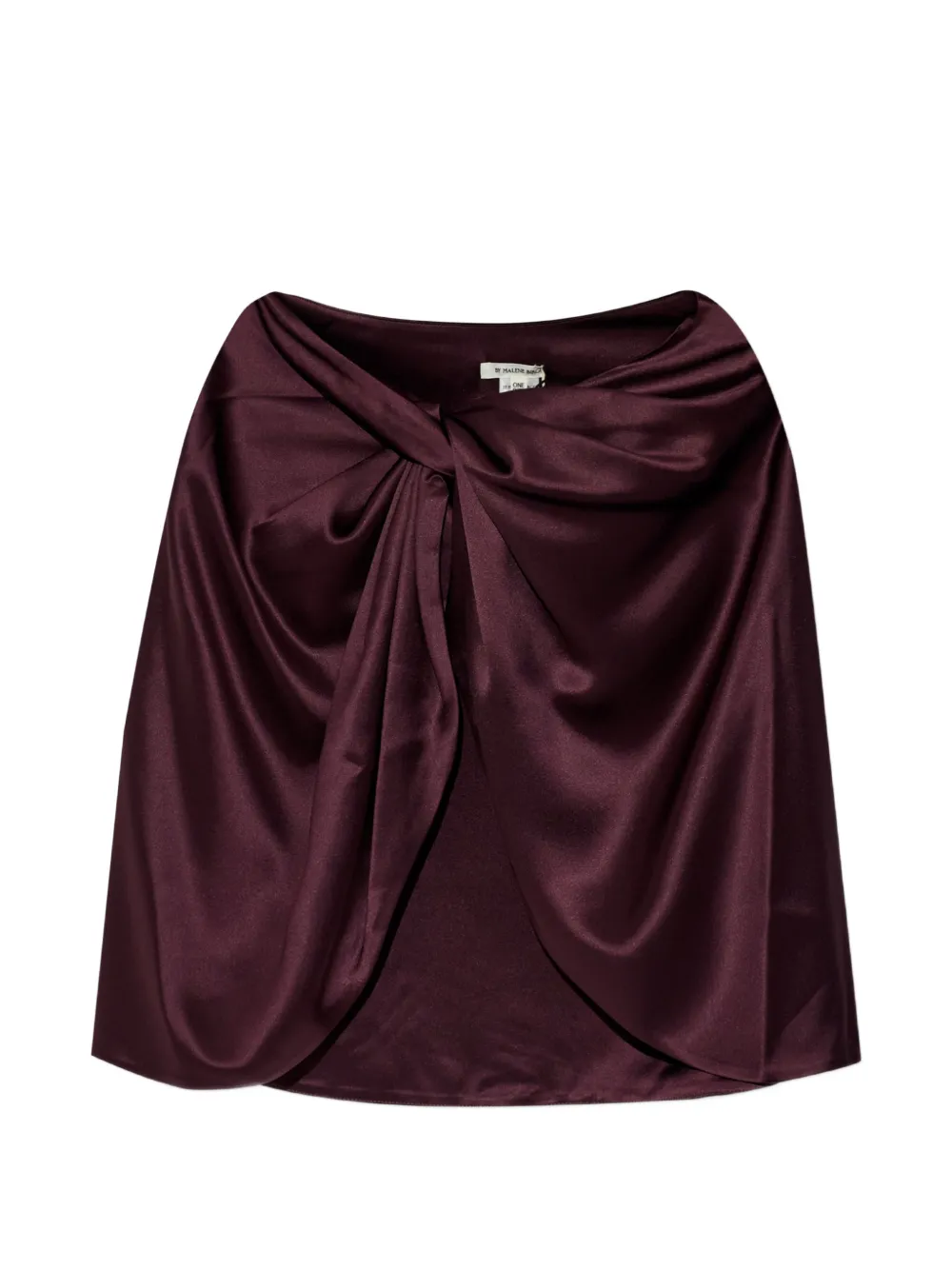 By Malene Birger Pinlos knot-detail cape - Rot