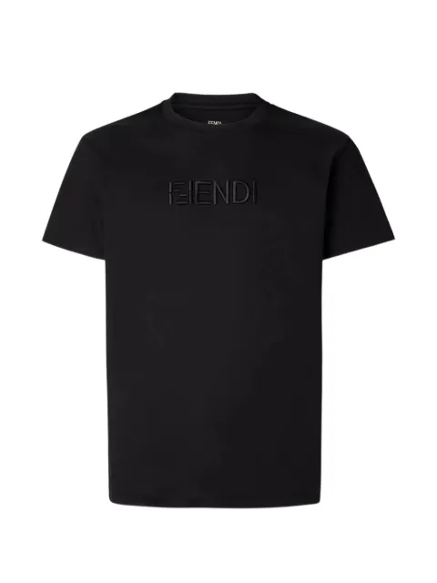 FENDI camiseta con detalle del logo