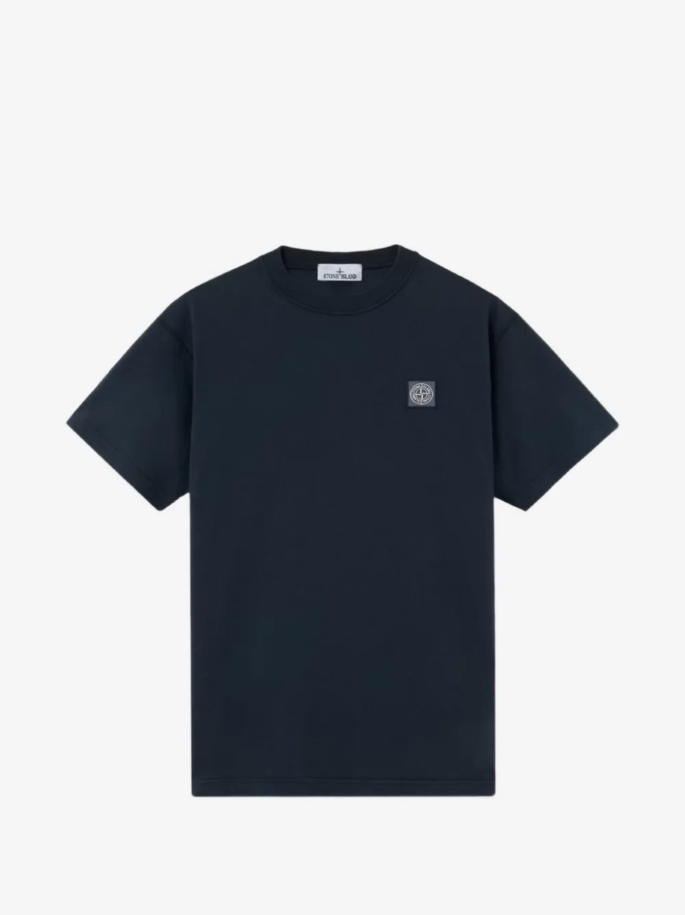 Stone Island 컴퍼스 패치 티셔츠 | 블루 | Image 1
