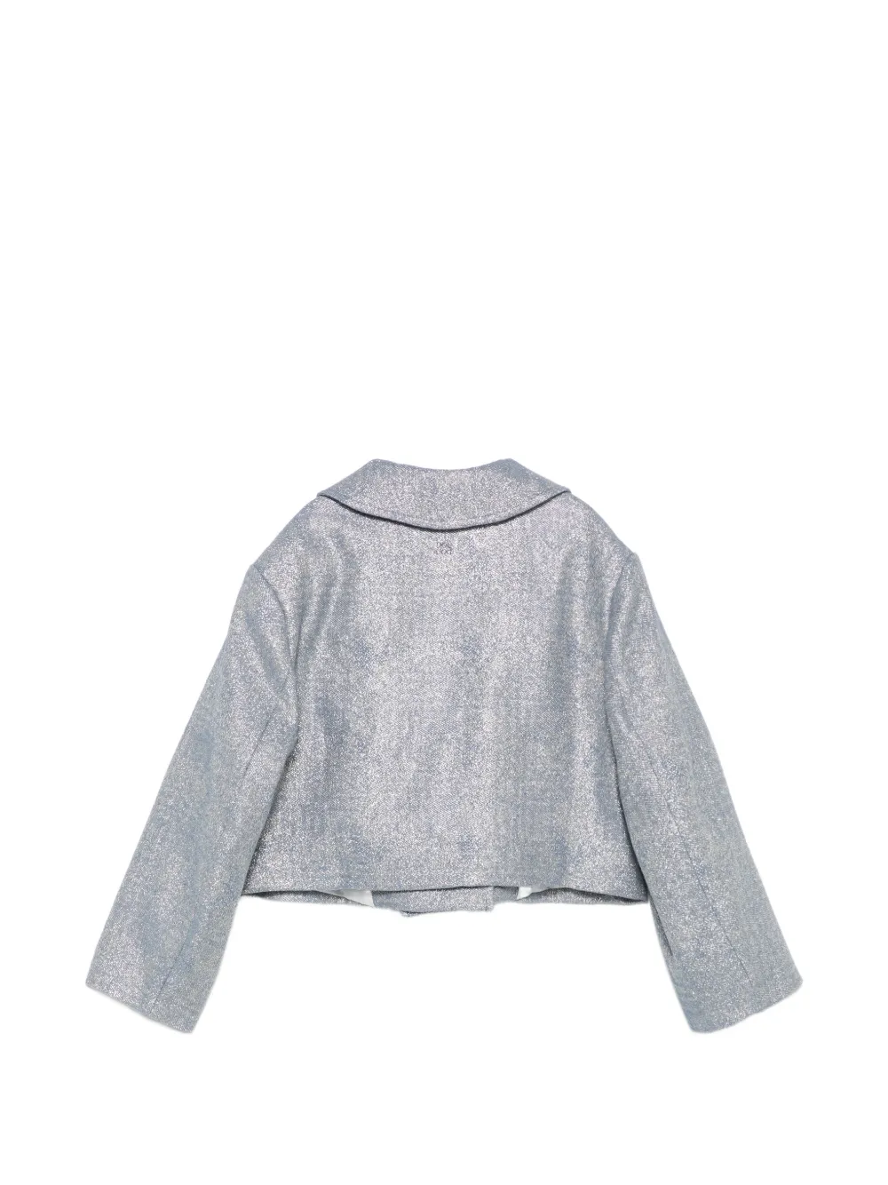 Douuod Kids Jack met dubbele rij knopen en metallic-effect Blauw