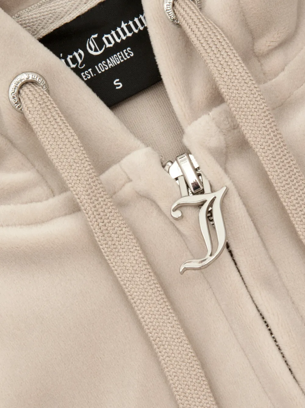 Juicy Couture Robertson fluwelen hoodie Bruin