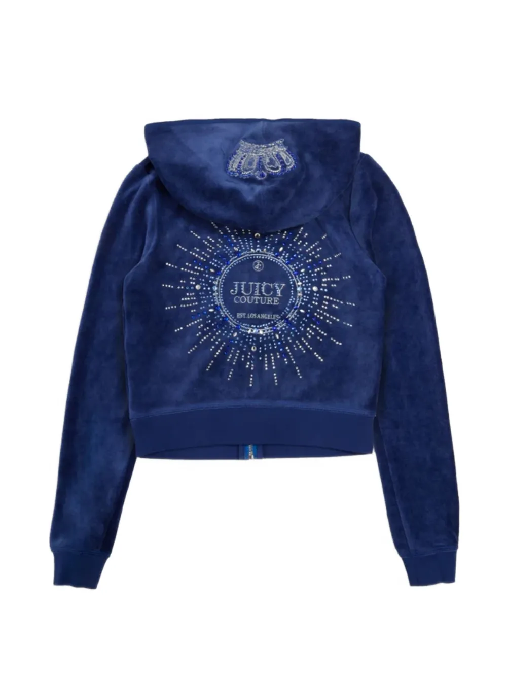 Juicy Couture Felpa con strass - Blu