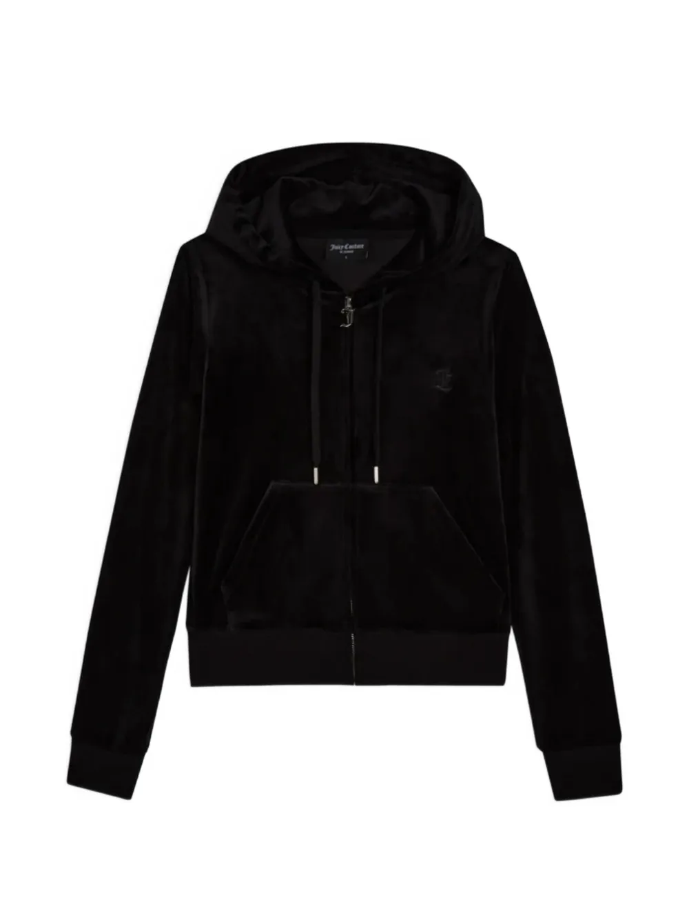 Juicy Couture Felpa Robertson in velluto con cappuccio - Nero