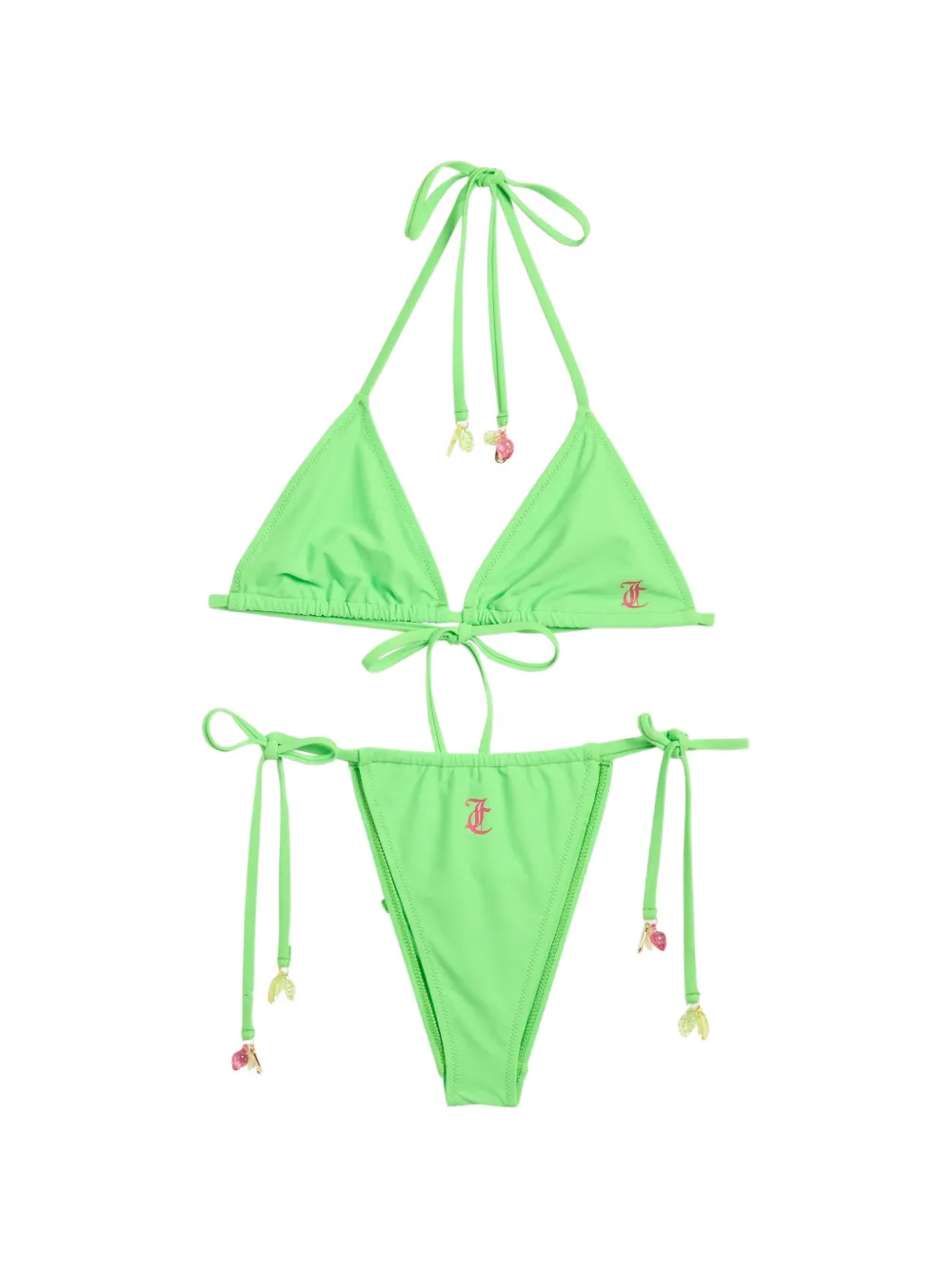 Juicy Couture Bikini con ciondolo - Verde
