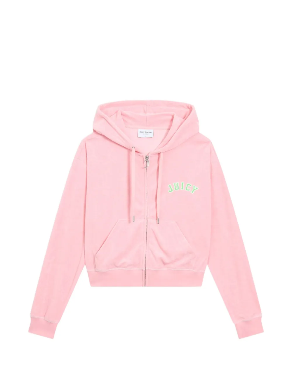 Juicy Couture Felpa Collegiate crop - Rosa