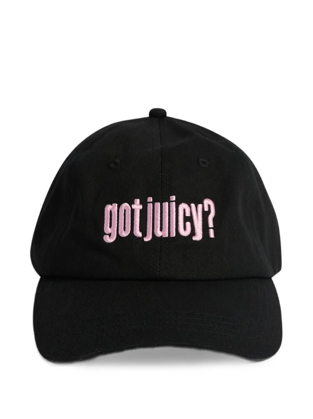 Juicy Couture logo-embroidered baseball cap - Noir