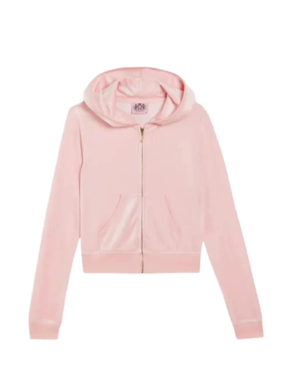 Juicy Couture Felpa Heritage con cappuccio - Rosa