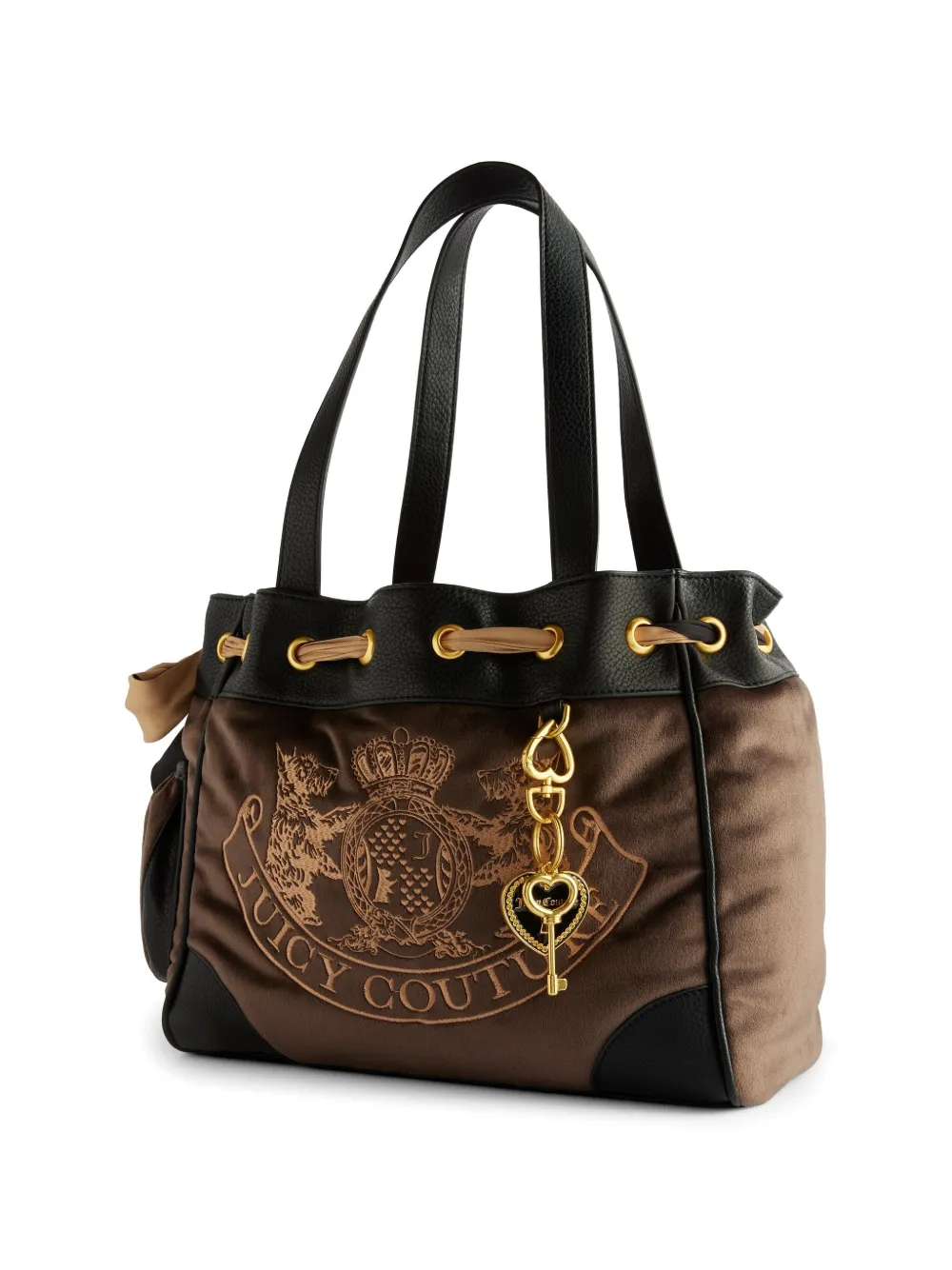 Juicy Couture Daydreamer schoudertas met geborduurd logo Bruin