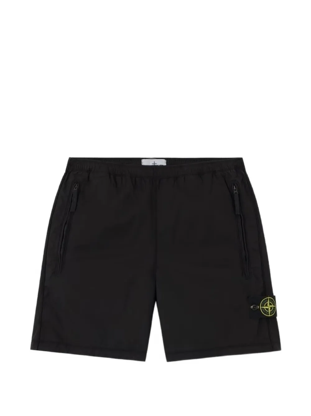 Stone Island Paracadute logo-patch shorts - Nero