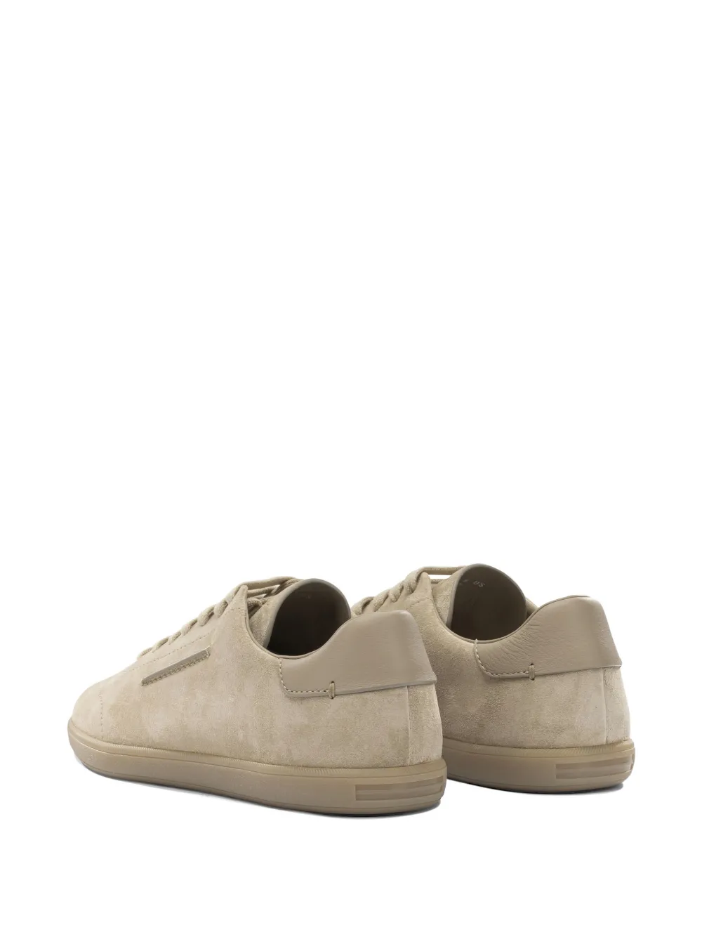 Zegna Leren sneakers Beige