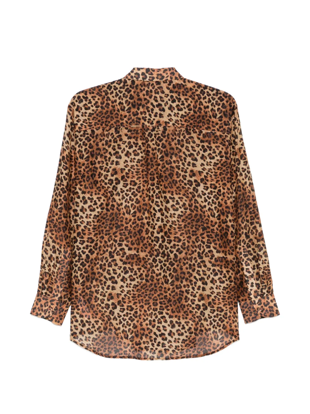 MC2 Saint Barth Brigitte blouse met luipaardprint Bruin