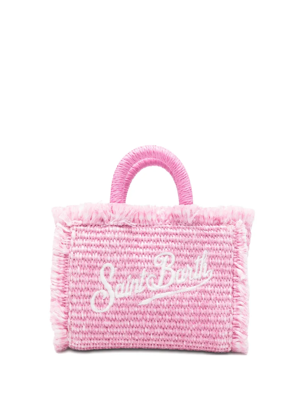 MC2 Saint Barth frayed tote bag | Pink | Image 1