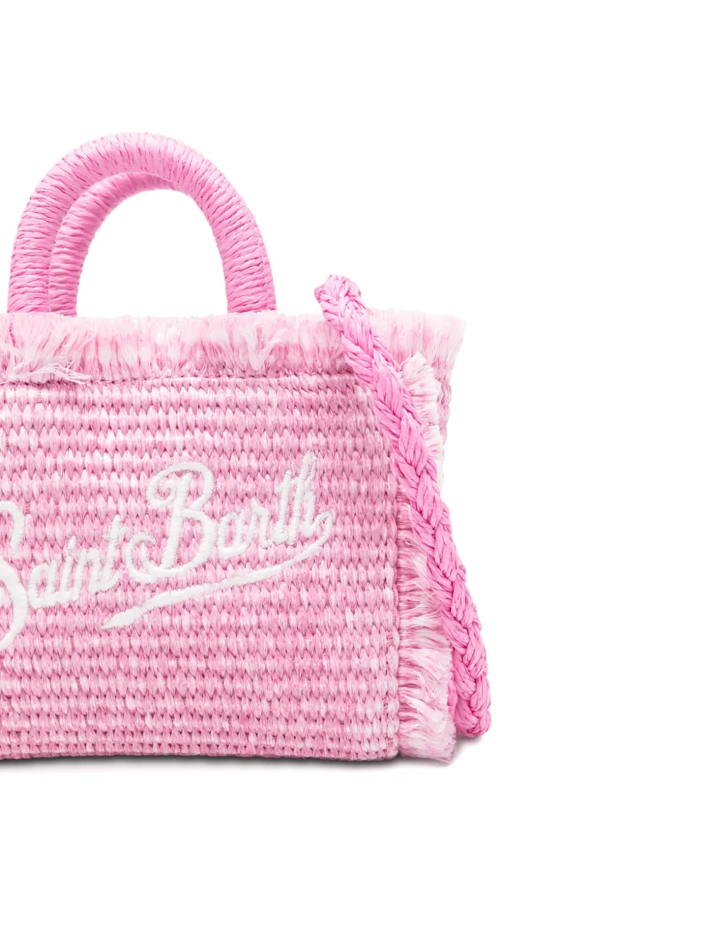MC2 Saint Barth Shopper met franje Roze